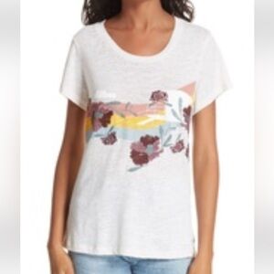 Dolan for Anthropologie  Graphic Women's burnout tee Malibu